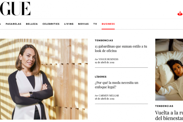 Vogue Spain partners with Banco Santander to launch Vogue Business