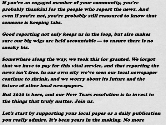 Canadian rock band Arkells asks fans to stop running from paywalls, and support journalism with merchandise offer