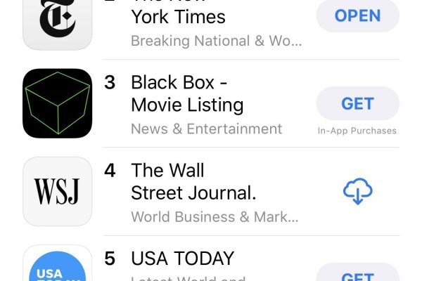 Magzter is ranked among the Top 10 iOS Apps