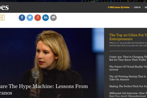 Forbes launches Under 30 channel on Forbes.com