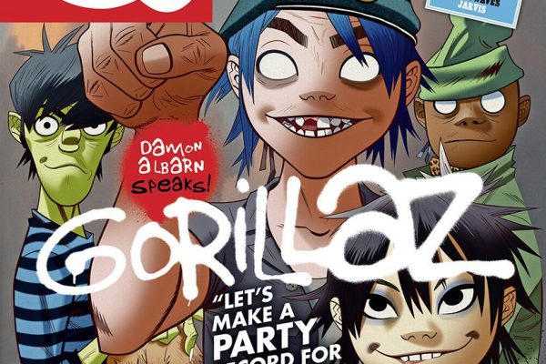 Take a look at Q magazine’s June cover, designed by Gorillaz’ co-creator