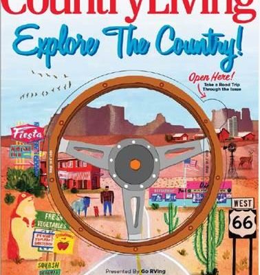 Country Living takes readers on a road trip with pioneering front cover