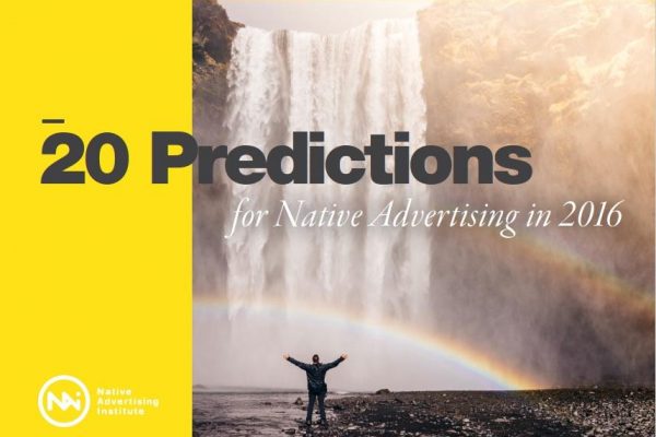 2016 will be a crucial year for native advertising