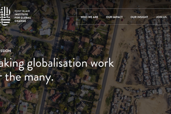 The Tony Blair Institute for Global Change on making new technologies work for all