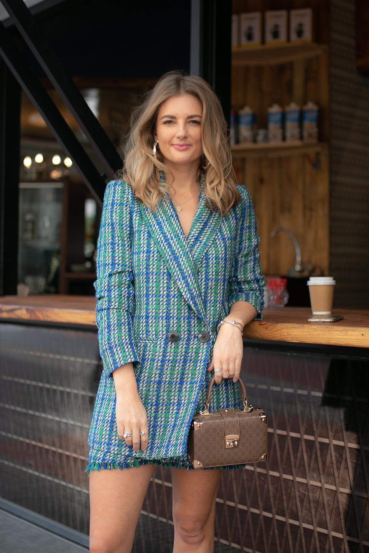 green tweed dress zara ZARA. Green die-cut dress T.xs – Hibuy market