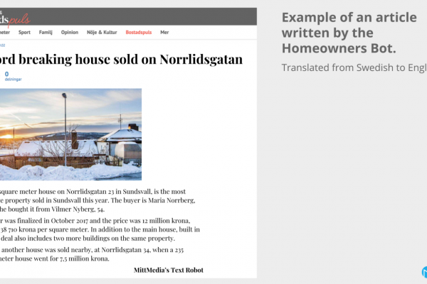 How the Homeowners Bot convert online readers to subscribers
