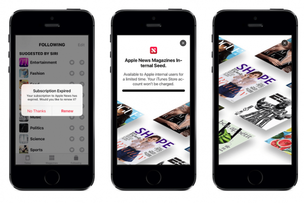 Apple News Magazines: the sticking points