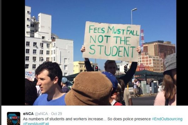 The hashtag, the media and a government on the run