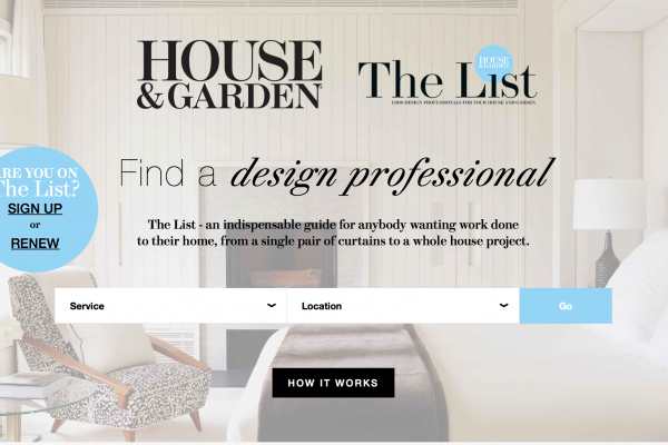 House & Garden’s The List goes from digital to print