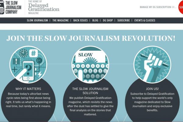 Spearheading the ‘slow news’ movement