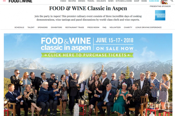 Meredith’s Food & Wine premieres editorial content studio at F&W Classic in Aspen