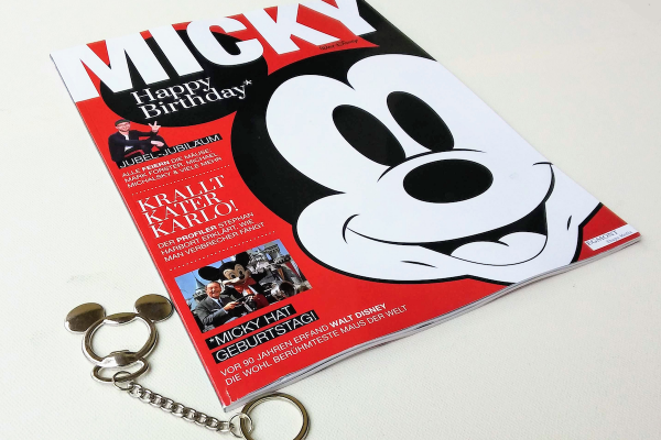 Mickey Mouse’s German 90th birthday magazine, Micky, demonstrates the power of print