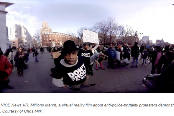 Test driving virtual reality in the newsroom