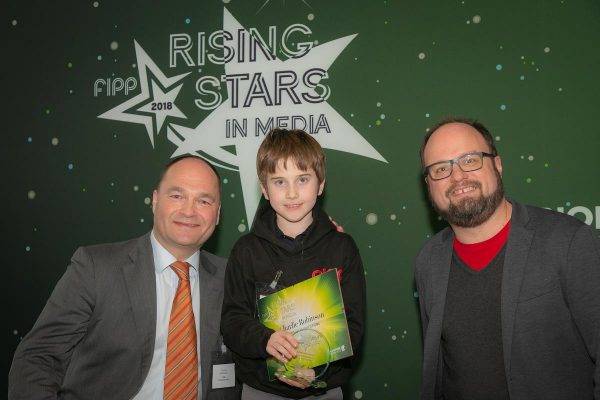 Meet our youngest ever Rising Star in Media, nine year old Charlie Robinson