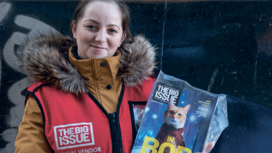 Support appeal: Help The Big Issue, a magazine dedicated to support homeless and vulnerable people