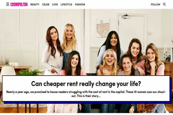 Cosmopolitan launches Home, Made initiative to help young women in London