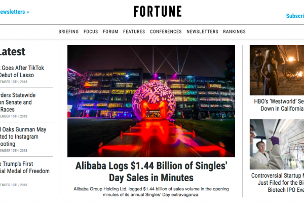 Meredith Corporation agrees to sell Fortune for US$150m