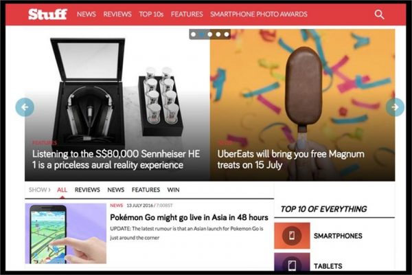 Mediacorp licenses Stuff in Singapore and Malaysia