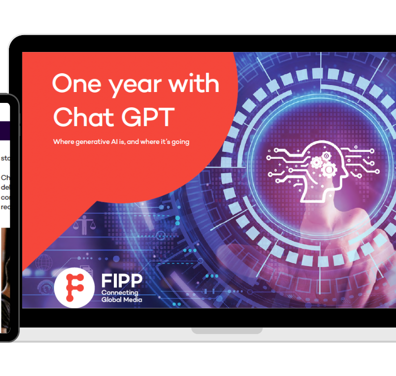 New FIPP report: One year on from its launch, how has ChatGPT changed the media landscape?