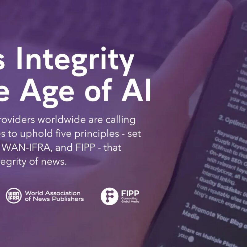 Join the call for truth in AI with FACTS IN : FACTS OUT – a global stand for trustworthy news