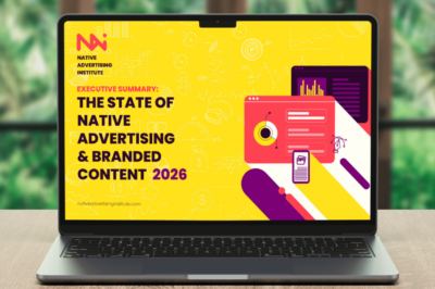 New Native Advertising Institute report shows branded content revenues are on rise